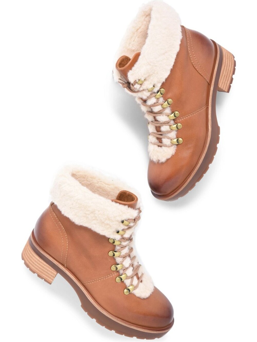 NWOT Kork Ease Winslet Boots in Ambra Shearling Combo